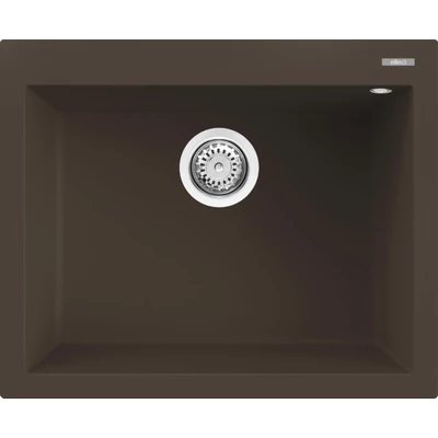 Elleci Quadra 110 gránit mosogatótálca - G78 Espresso
