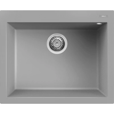 Elleci Quadra 110 kerámia mosogatótálca - K97 Light Grey
