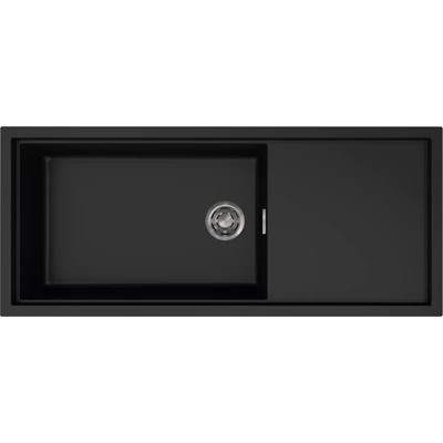 Elleci Sintesi 510 kerámia mosogatótálca inox tartozékokkal - K86 Black