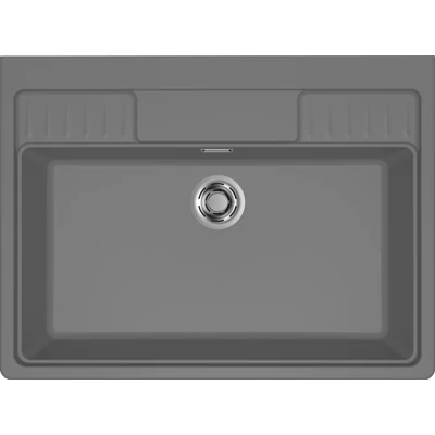 Elleci Spazio 900 Extra kerámia mosogatótálca - K99 Dark Grey