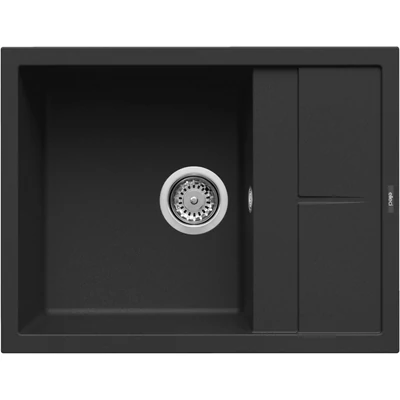 Elleci Unico 125 kerámia mosogatótálca - K86 Black