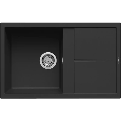 Elleci Unico 300 kerámia mosogatótálca - K86 Black