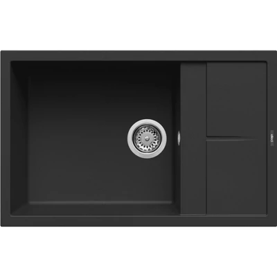 Elleci Unico 310 kerámia mosogatótálca - K86 Black