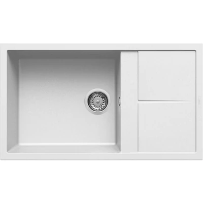 Elleci Unico 410 kerámia mosogatótálca - K96 White