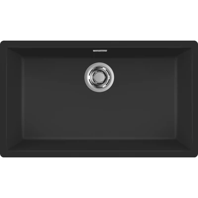 Elleci Zen-F 130 kerámia mosogatótálca - K86 Black