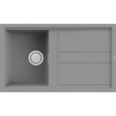 Elleci Best 400 gránit mosogatótálca - G48 Cemento