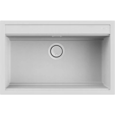 Elleci Best 130 Workstation gránit mosogatótálca - G68 Bianco