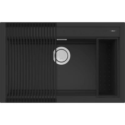 Elleci Best 130 Workstation gránit mosogatótálca szett - G40 Nero