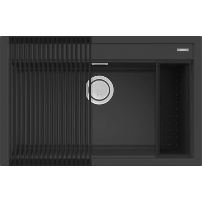 Elleci Best 130 Workstation gránit mosogatótálca szett - G59 Antracite