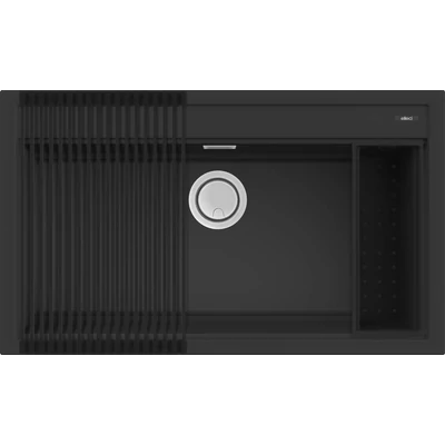 Elleci Best 360 Workstation gránit mosogatótálca szett - G40 Nero