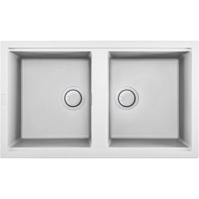 Elleci Best 450 gránit mosogatótálca - G68 Bianco