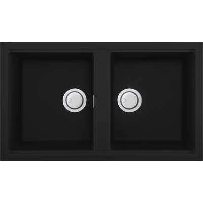 Elleci Best 450 kerámia mosogatótálca - K86 Black