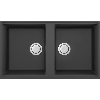 Elleci Best 450 Undermount gránit mosogatótálca - G59 Antracite