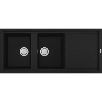 Elleci Best 500 kerámia mosogatótálca - K86 Black
