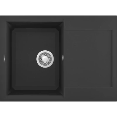 Elleci Easy 135 gránit mosogatótálca - G40 Nero