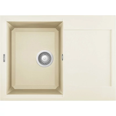 Elleci Easy 135 gránit mosogatótálca - G62 Bianco Antico