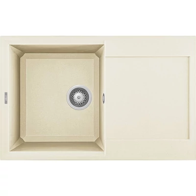 Elleci Easy 300 gránit mosogatótálca - G62 Bianco Antico