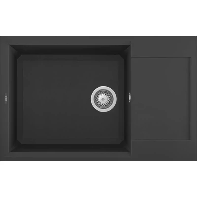 Elleci Easy 310 gránit mosogatótálca - G40 Nero