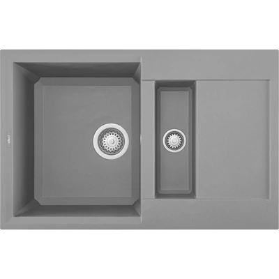 Elleci Easy 325 gránit mosogatótálca - G48 Cemento