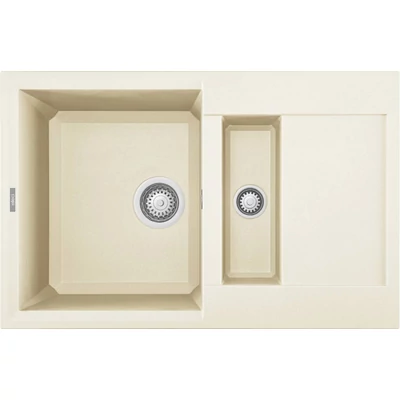 Elleci Easy 325 gránit mosogatótálca - G62 Bianco Antico