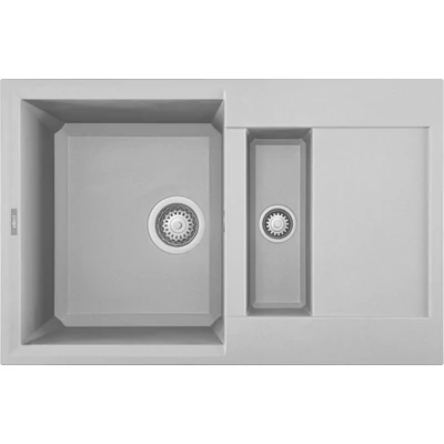 Elleci Easy 325 gránit mosogatótálca - M79 Aluminium