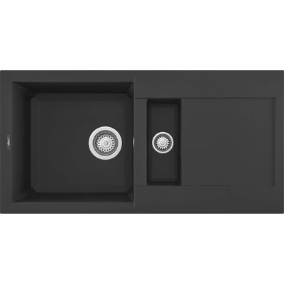 Elleci Easy 425 gránit mosogatótálca - G40 Nero
