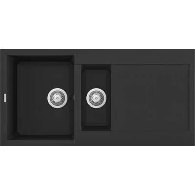 Elleci Easy 475 gránit mosogatótálca - G40 Nero