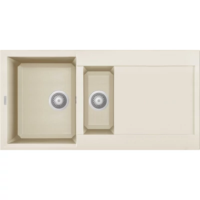 Elleci Easy 475 gránit mosogatótálca - G62 Bianco Antico
