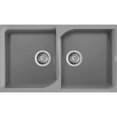 Elleci Ego 450 gránit mosogatótálca - G48 Cemento