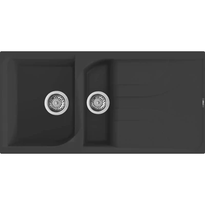 Elleci Ego 475 gránit mosogatótálca - G40 Nero