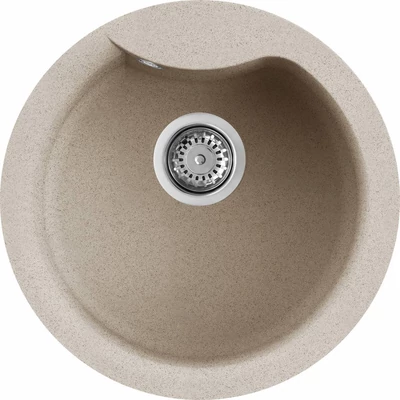 Elleci Ego ROUND gránit mosogatótálca - G51 Avena