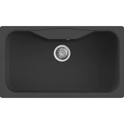 Elleci Fox 360 gránit mosogatótálca - G40 Nero