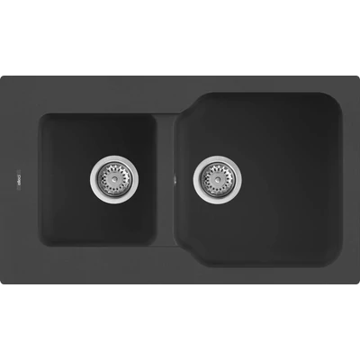 Elleci Fox 430 gránit mosogatótálca - G40 Nero