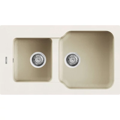 Elleci Fox 430 gránit mosogatótálca - G62 Bianco Antico
