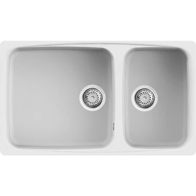 Elleci Fox 450 gránit mosogatótálca - G68 Bianco