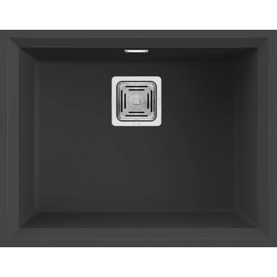 Elleci Karisma 105 Undermount gránit mosogatótálca - G40 Nero