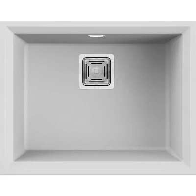 Elleci Karisma 105 Undermount gránit mosogatótálca - G68 Bianco