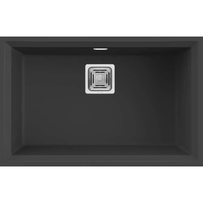 Elleci Karisma 120 Undermount gránit mosogatótálca - G40 Nero