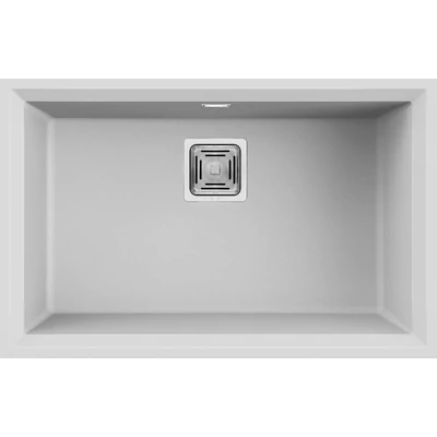 Elleci Karisma 120 Undermount gránit mosogatótálca - G68 Bianco