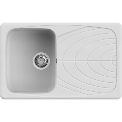 Elleci Master 300 gránit mosogatótálca - G68 Bianco