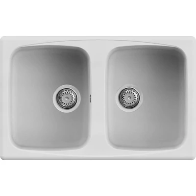 Elleci Master 350 gránit mosogatótálca - G68 Bianco