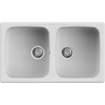 Elleci Master 450 gránit mosogatótálca - G68 Bianco
