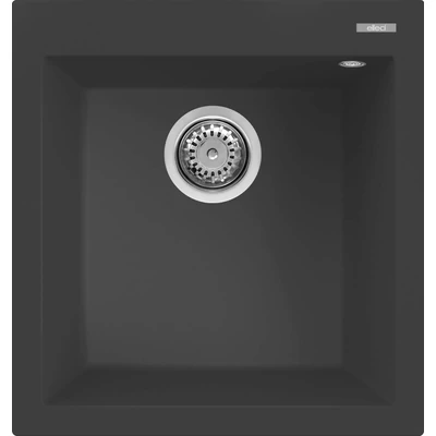 Elleci Quadra 102 gránit mosogatótálca - G59 Antracite