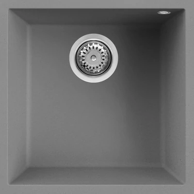 Elleci Quadra 102 undermount gránit mosogatótálca - M73 Titanium