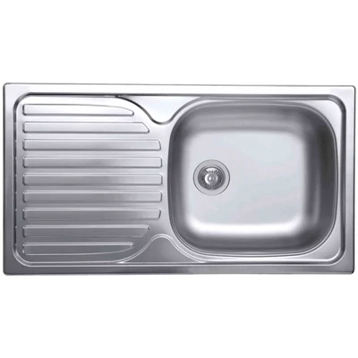 Elleci Special 300 munkalapra építhető rozsdamentes mosogatótálca - jobbos - inox