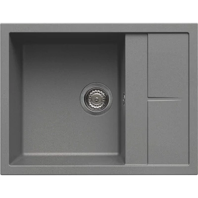 Elleci Unico 125 gránit mosogatótálca - G48 Cemento
