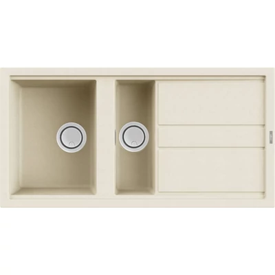 Elleci Best 475 gránit mosogatótálca - G62 Bianco Antico