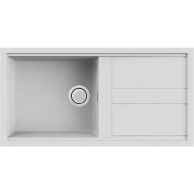 Elleci Best 480 gránit mosogatótálca - G68 Bianco