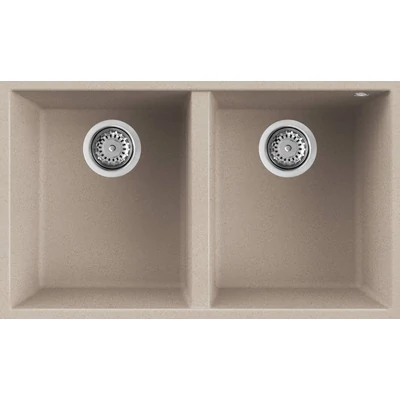 Elleci Quadra 340 Undermount gránit mosogatótálca - G51 Avena