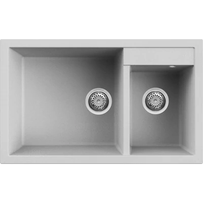 Elleci Quadra 440 gránit mosogatótálca - M79 Aluminium